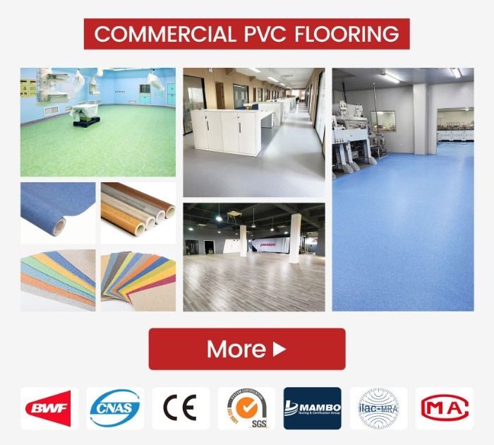 PVC commercial flooring