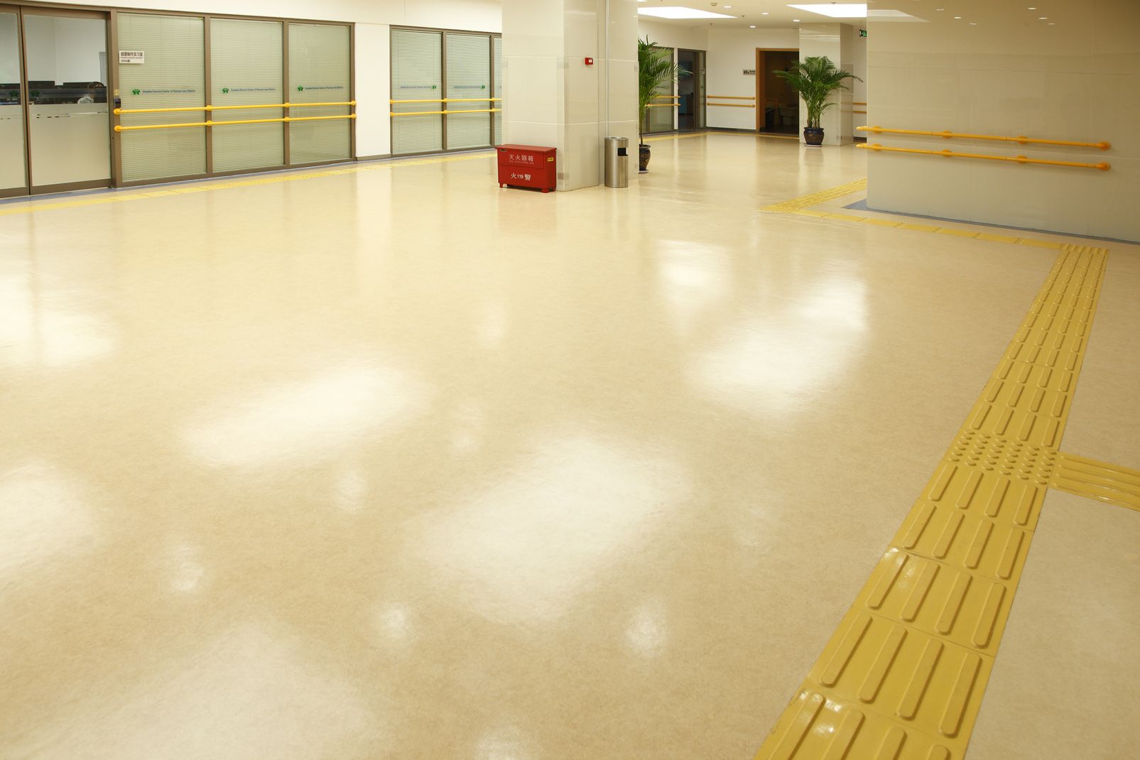Plastic flooring
