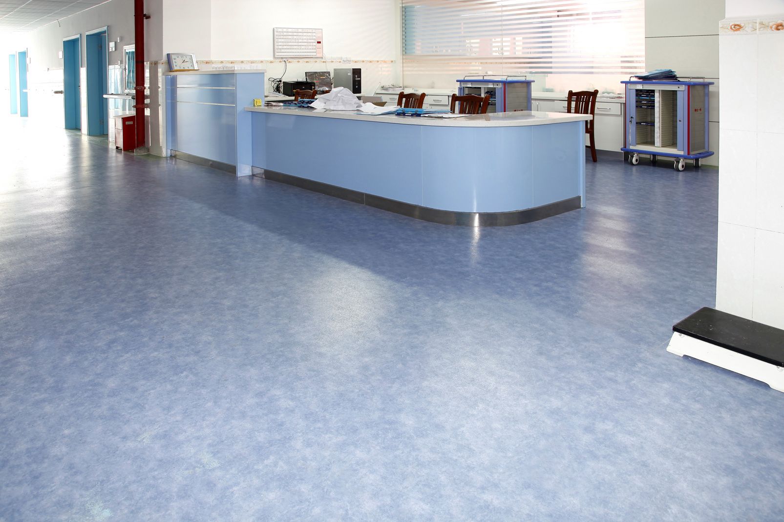 Plastic flooring