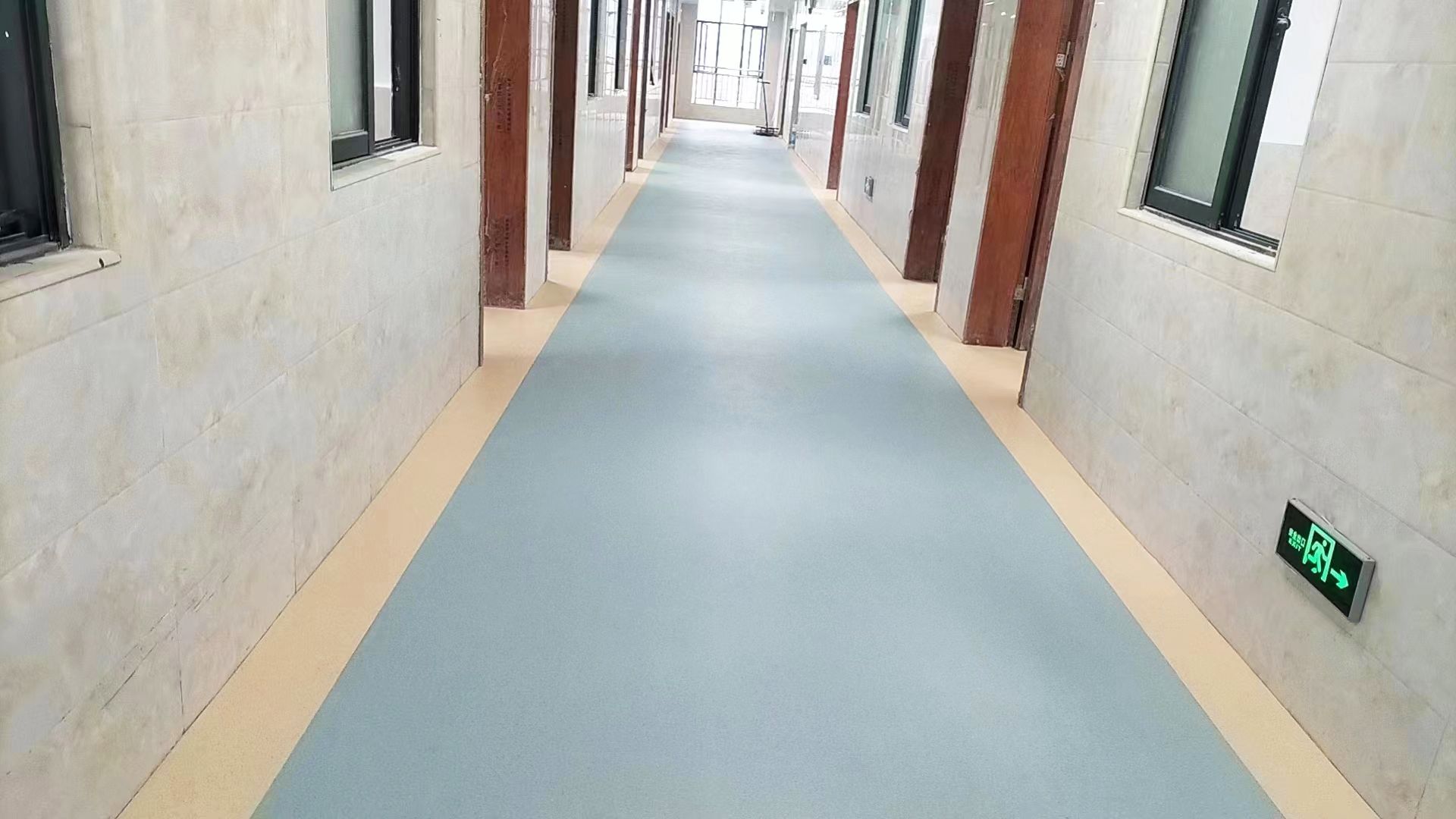 Plastic flooring