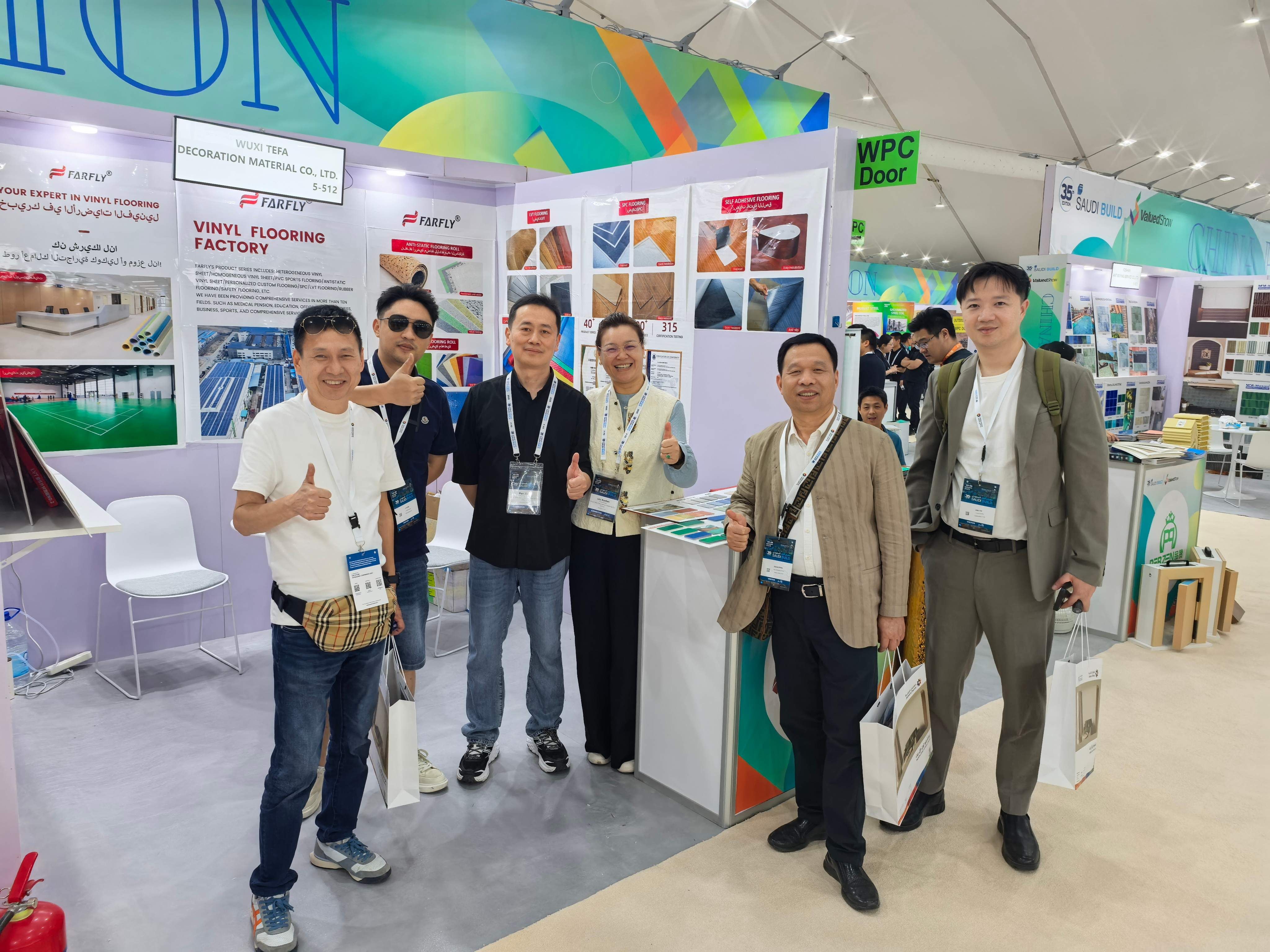 Our Company Shines at 2025 Saudi Build, PVC Flooring Wins Middle East Attention